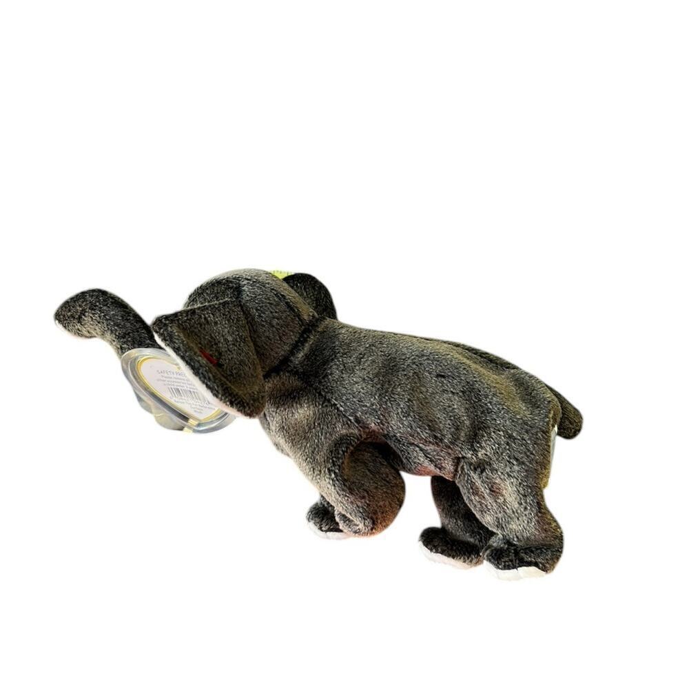 Beanie Baby Ty Trumpet the Elephant, Gray With Tag